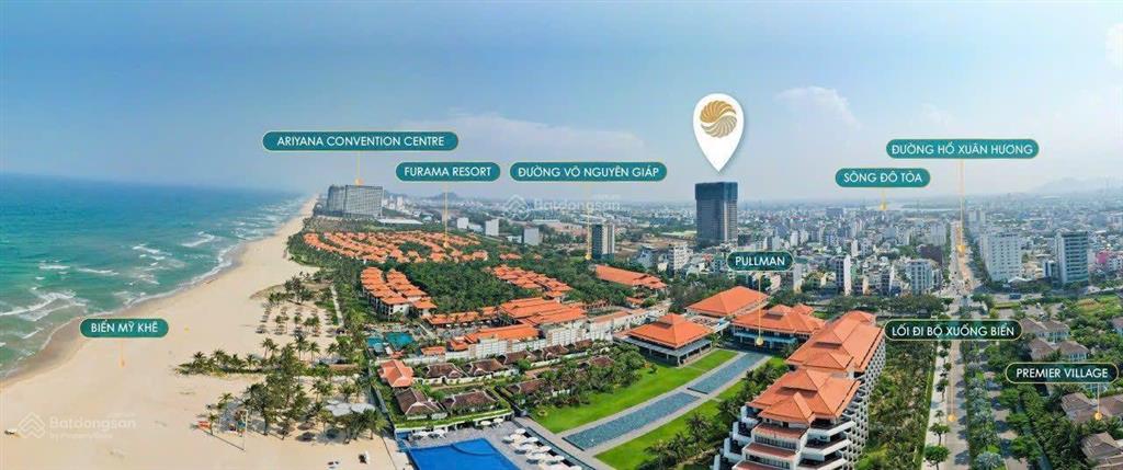 Hiếm! 1 căn 5pn  penthouse view trực diện biển mỹ khê tầng 28 full nội thất 5*. sở hữu vĩnh viễn
