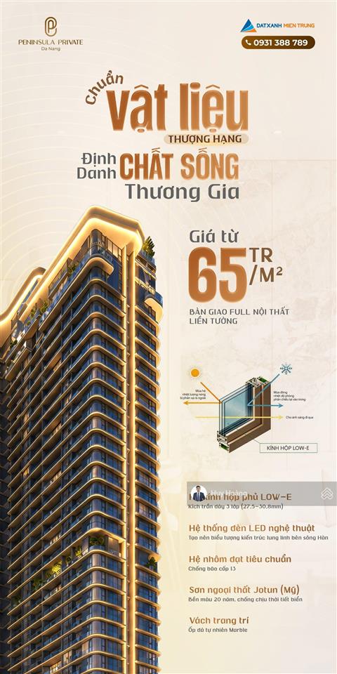 Căn hộ hạng sang 40 tầng tại tâm điểm downtown  giá chỉ từ 65 triệu/m2 bao gồm nội thất