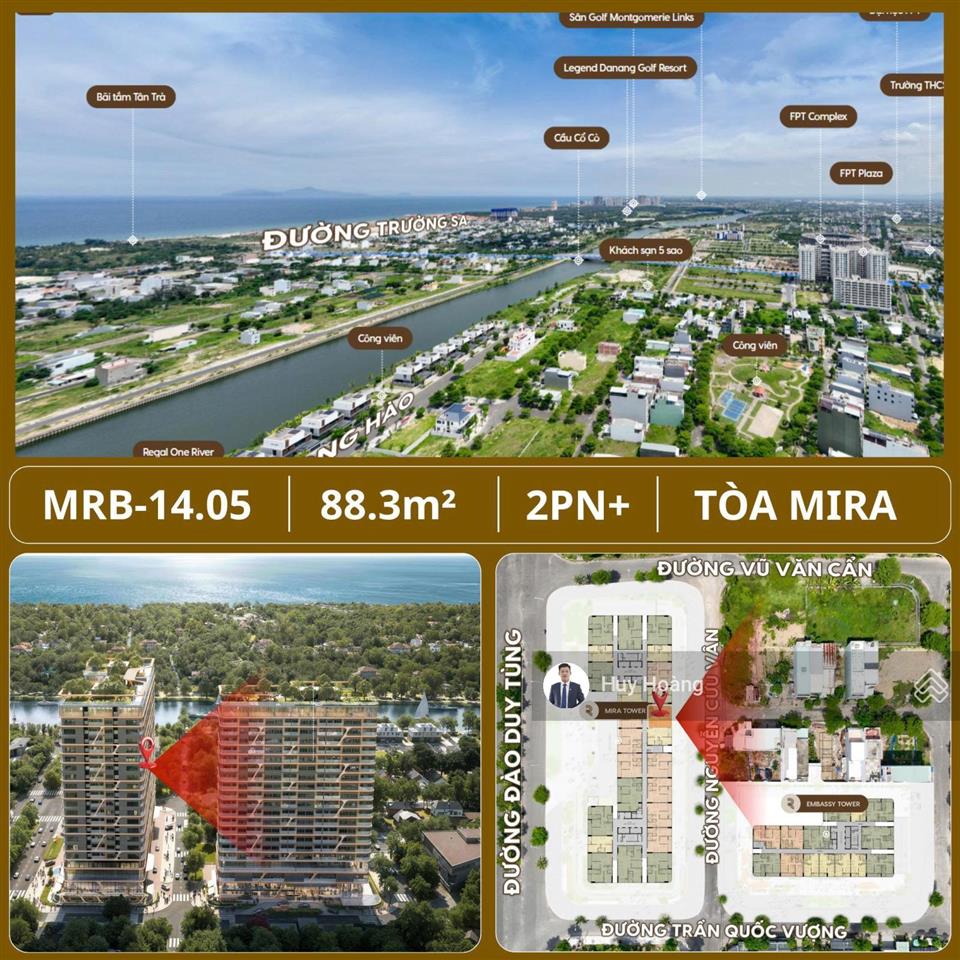 Hot 2pn view sông, biển  thanh toán siêu giãn 5 năm chỉ 3%/3 tháng vốn ban đầu 750tr ck 5%