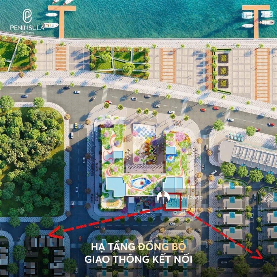 Căn góc 2pn giá tốt tại dự án peninsula đà nẵng  ưu đãi khủng lên tới 1,6 tỷ vnđ!