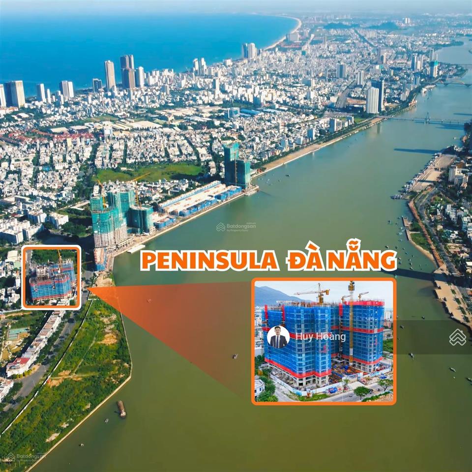 Căn góc 2pn vip 96m2 peninsula đà nẵng  view kép núi sơn trà & biển mỹ khê!