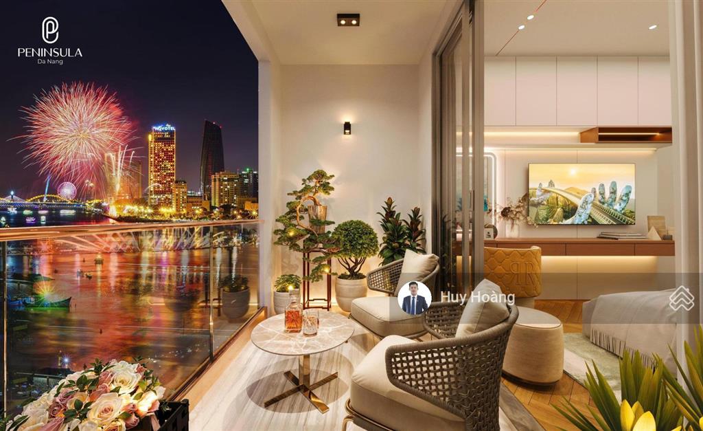 Căn 2pn tầng trung view sông hàn, pháp hoa  trục p1  hướng đông nam  giá 4,7 tỷ!