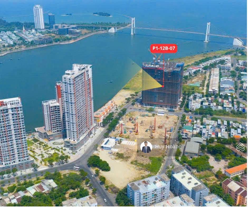 Căn 2pn tầng trung view sông hàn, pháp hoa  trục p1  hướng đông nam  giá 4,7 tỷ!