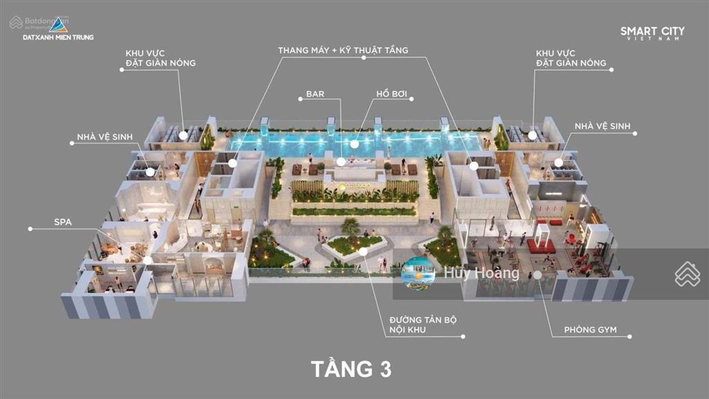 Đừng bỏ lỡ căn hộ 1pn (+ 1 có thể bố trí linh hoạt thành 2pn) tầng cao  sống nghỉ dưỡng mỗi ngày