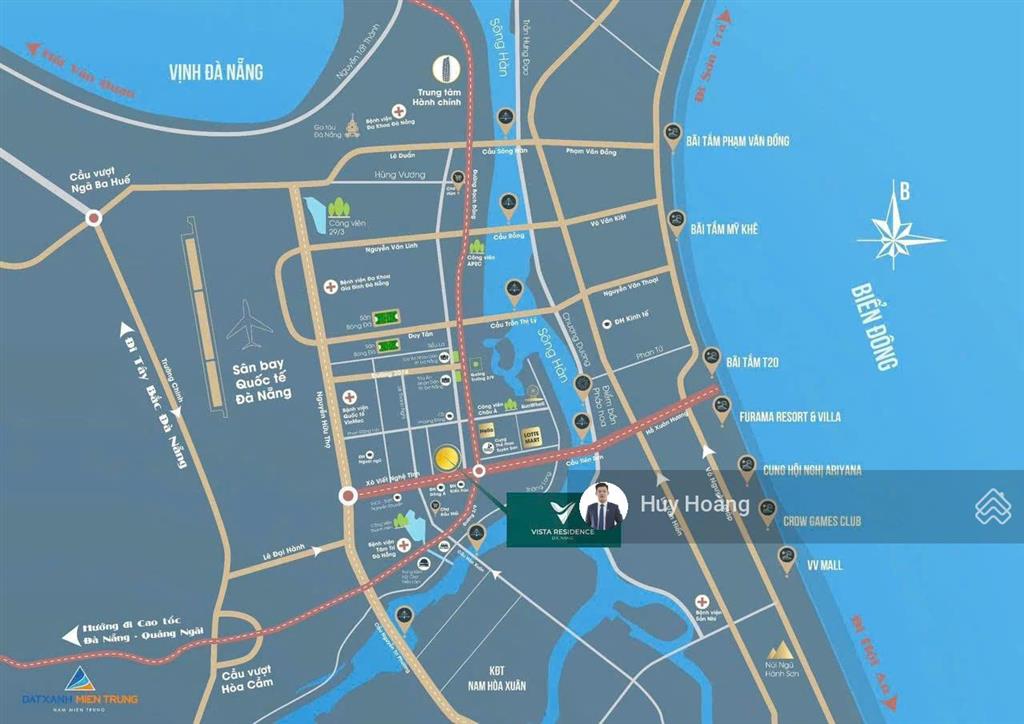 Đầu tư căn hộ 2pn tầng 15 the vista residence đà nẵng ưu đãi lớn, tiềm năng sinh lời cao