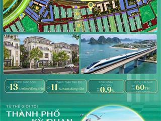 Bán bt vinhomes global gate hạ long, 17,133 tỷ, 162m2, view đẹp
