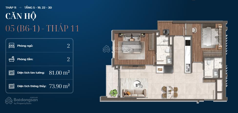 Anh chị thích giá tốt từ cđt.  em quân có căn 2pn  81m2  giá 8tỷ671 đã gồm vat.