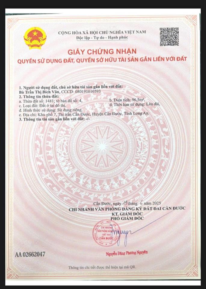 Anh/chị đang tìm một nền đất pháp lý rõ ràng  vừa tầm tài chính