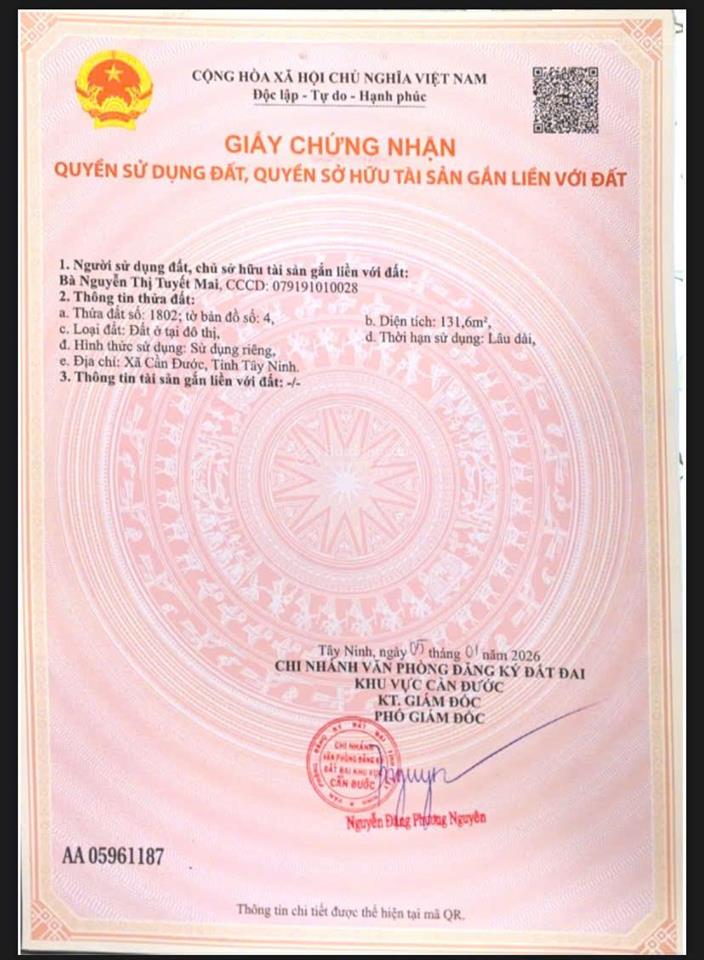 Cơ hội sở hữu ngay nền đất đẹp  shr