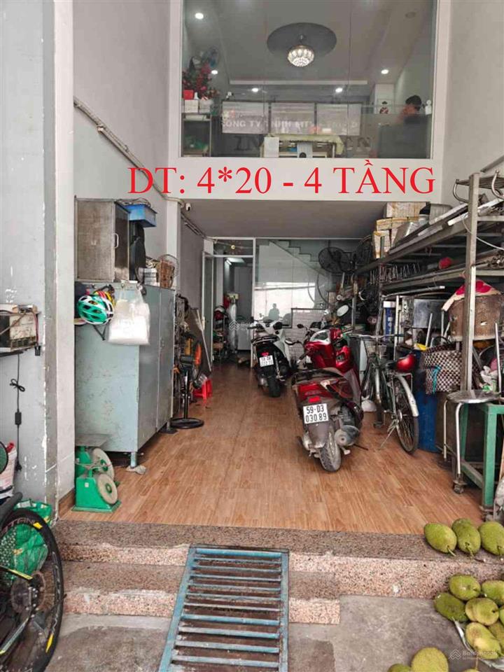 Nhà 80m2  4 tầng  trục đường thoại ngọc hầu  đường xe tải tránh