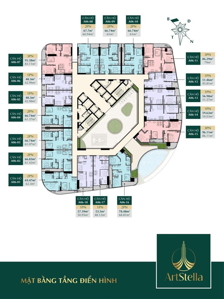 Bán gấp căn 1pn giá tốt artstella giá 2,5 tỷ all in