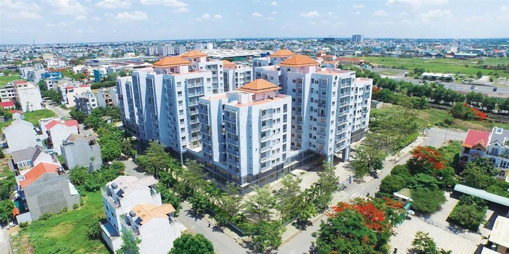 Căn góc 2pn2wc, tầng trung, sổ sẵn chung cư thới an, q12