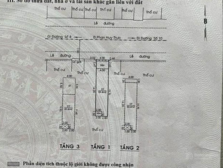 Bán np tại phan huy thực, 15 tỷ, 73m2, 4pn, 4wc, mặt tiền cực chất
