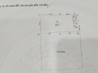 Bán mảnh đất hiếm tt hai bà trưng minh khai mặt tiền 5,3m 44m2 chỉ 7,7tỷ