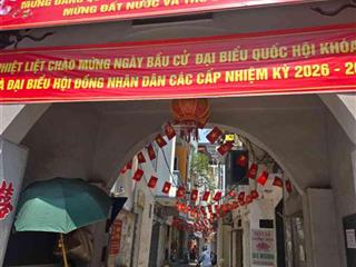 Bán nhà trương định tt hai bà trưng, 26m2 chỉ 6,2tỷ lô góc thoáng sáng 30m ra ô tô