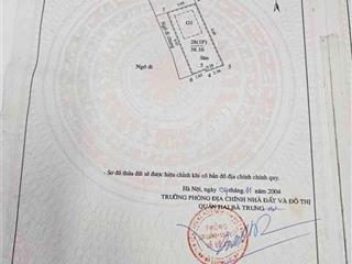 Bán đất thanh nhàn  bạch mai tặng nhà 2 tầng 38m2 chỉ 6,5tỷ (ctl)