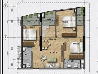 Chính chủ cần bán căn 90,6m2 3pn full nội thất tầng 18 tòa ct2 bộ tư lệnh yên nghĩa.
