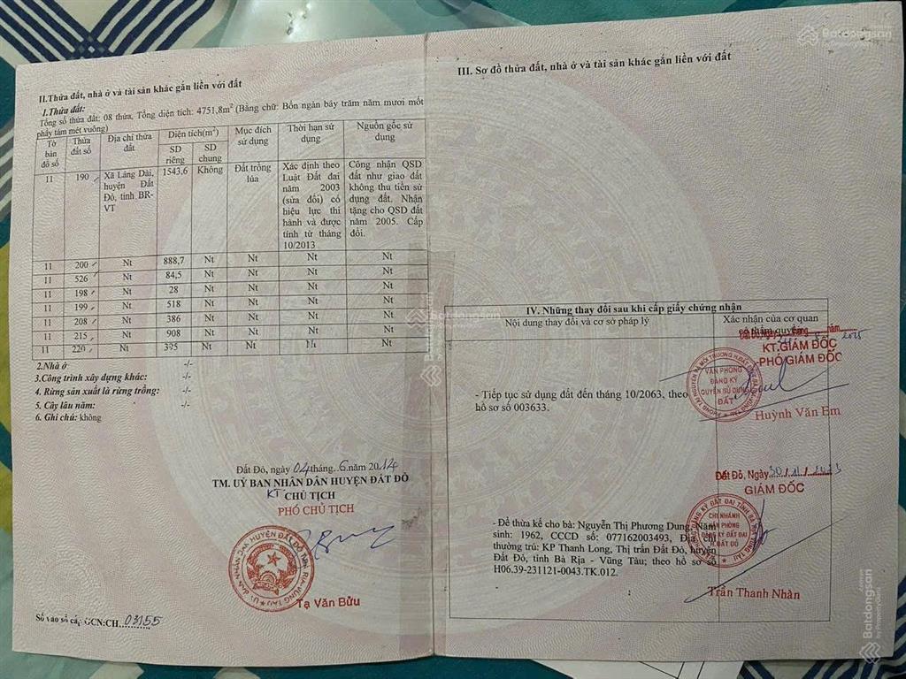 Bán đất ruộng ở láng dài, mặt tiền đường long tân  láng dài