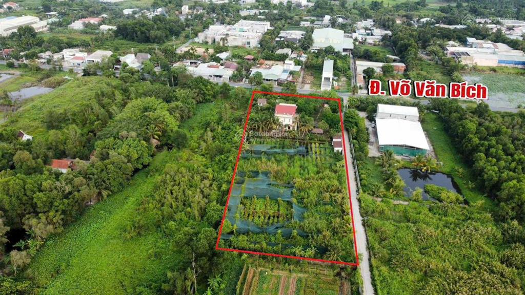 Bán đất lớn 2 mặt tiền võ văn bích bình mỹ củ chi 6.610m2
