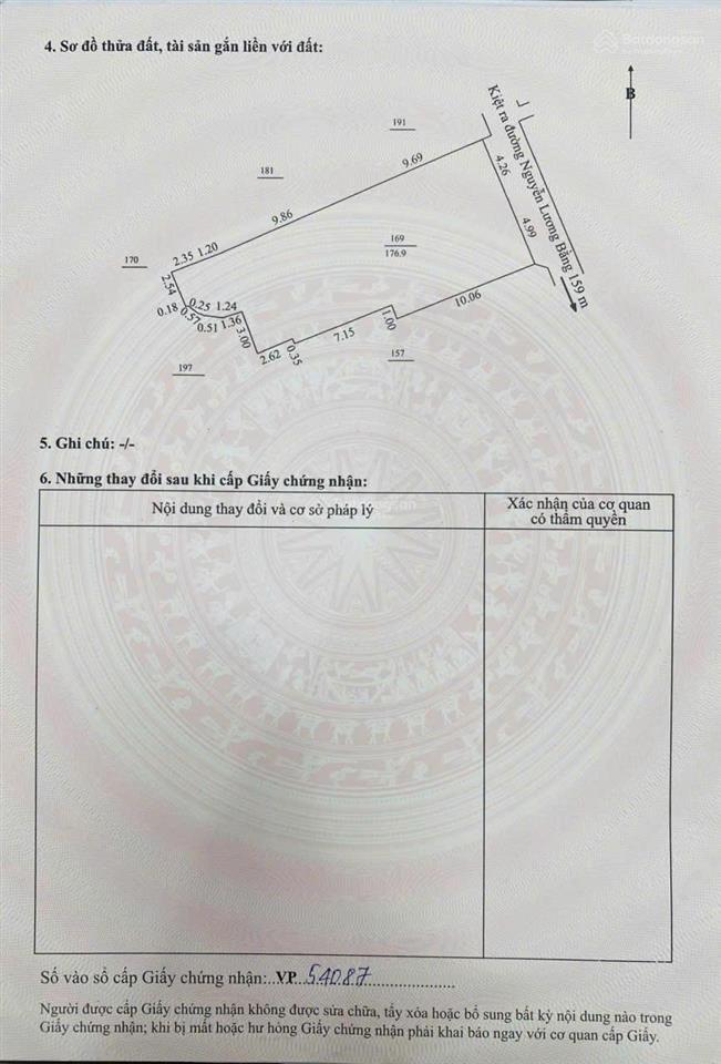 Giá rẻ đất kiệt nguyễn lương bằng 176,9m | ngang hơn 9m | giá chỉ 3,350 tỷ
