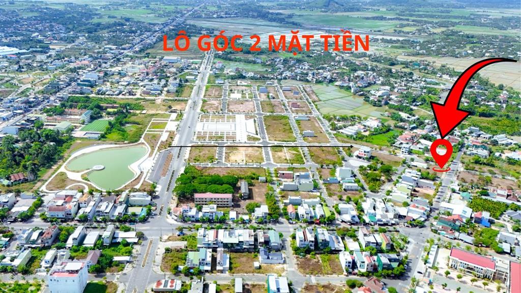 Bán đất lô góc 2 mặt tiền đường đặng thuỳ trâm thuộc la hà, tư nghĩa, công chứng nhận sổ ngay