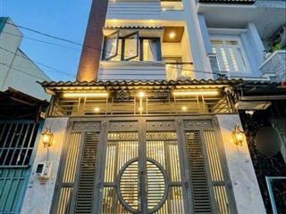 Nhà khu vip lê văn quới  nhà mới đẹp  hẻm tải 6m thông  nhà 4 tầng vào ở ngay  5pn