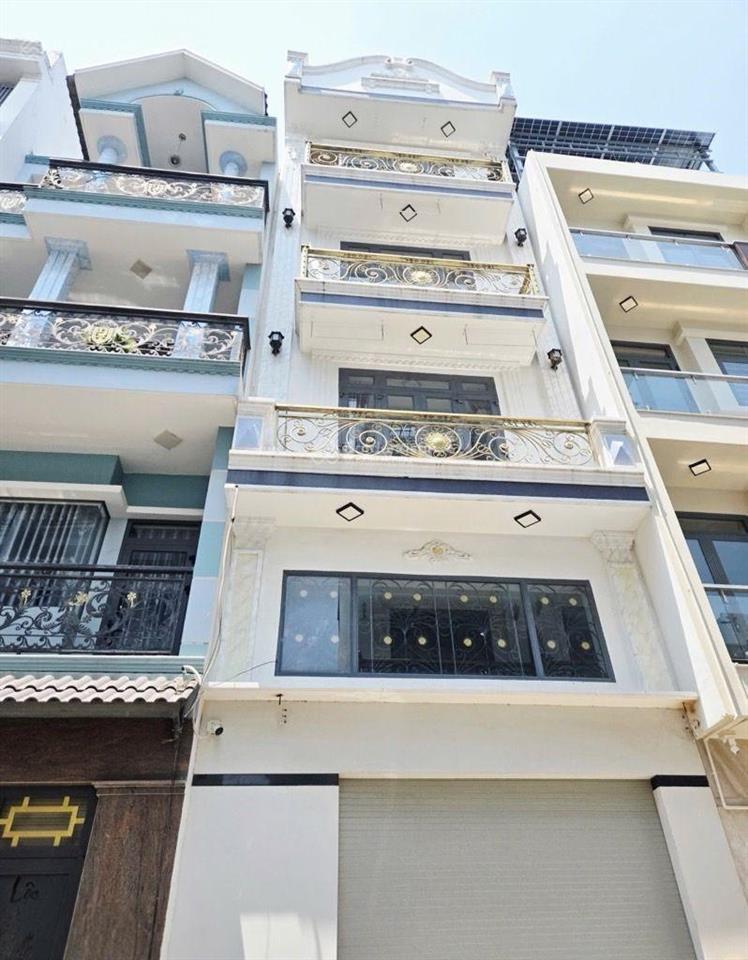 Nhà 5 tầng  đường 18b  gò xoài  lê văn quới  sổ đẹp vuông vức hoàn công  52m2  hẻm xe tải