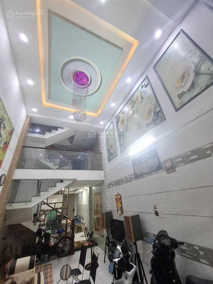 Nhà 5 tầng mã lò dtsd 215m2  hẻm oto tránh  5pn  shr hoan công  gần lê văn qưới , quận 6