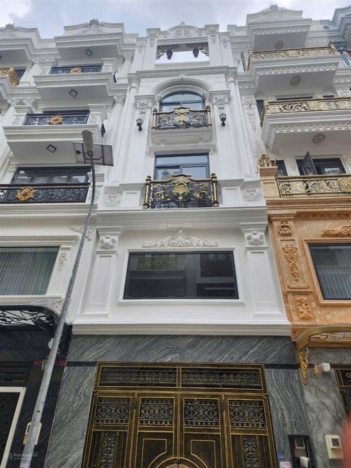 Nhà mới 1 sẹc lê văn quới bình tân  hẻm xe hơi thông  5 tầng  4,5x13m  ngay bốn xã giáp tân phú