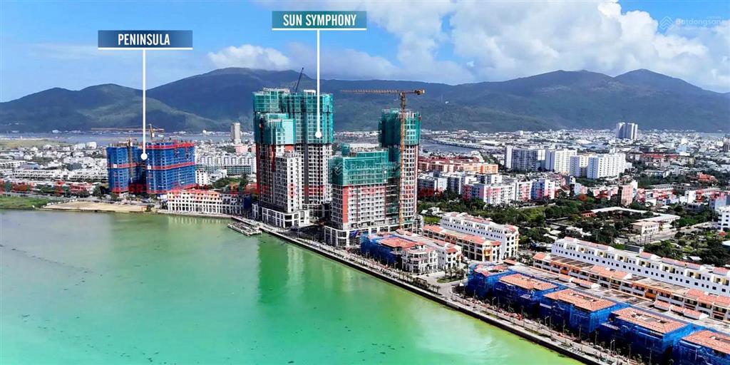 Quỹ căn 2pn peninsula trực diện sông hàn giá 4,x tỷ | bàn giao nội thất cao cấp  sổ hồng lâu dài