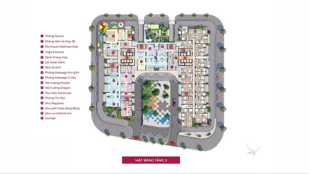 Chỉ với 3,x tỷ căn 1pn (4550m2) peninsula  bàn giao nội thất liền tường cao cấp  sổ lâu dài
