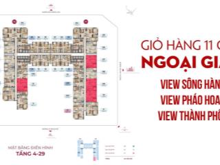 Hot! giỏ hàng siêu phẩm 11 căn 2pn đẹp nhất dự án peninsula  view pháo hoa diff  sổ hồng lâu dài