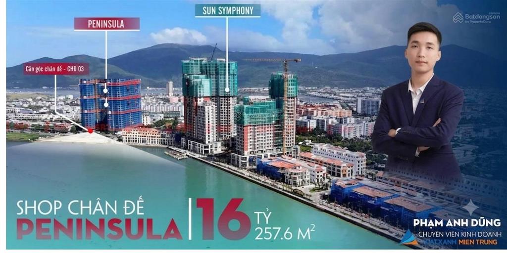 Bán shophouse khối đế 2 tầng chđ03 peninsula 257,6 m2 | sở hữu lâu dài | giá 16,7 tỷ