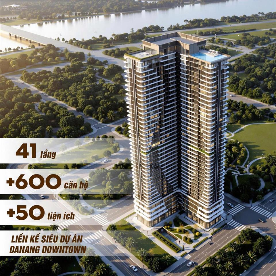 Bán căn studio chỉ từ 2,1 tỷ nằm ngay trung tâm hải châu  view sông hàn + pháo hóa diff + downtown