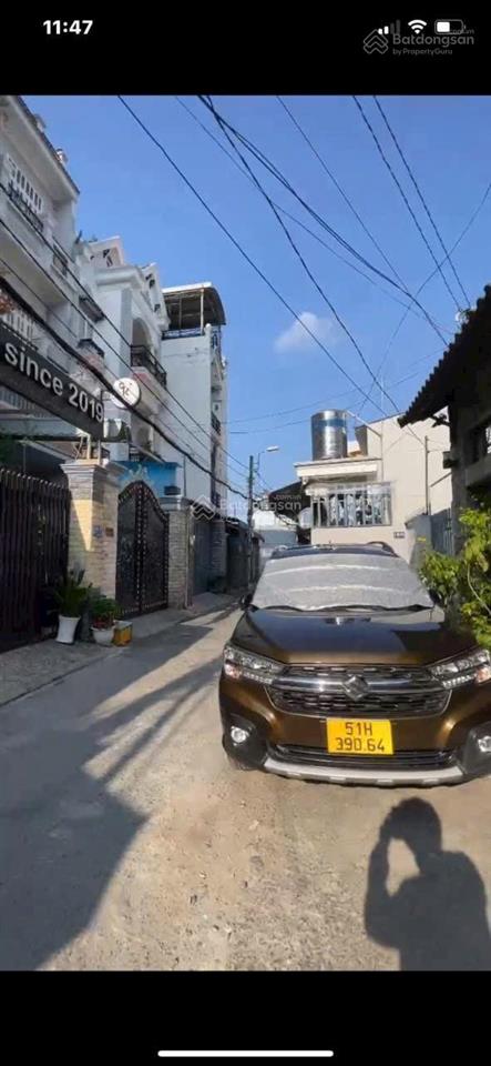 Cn 97m2=4,8mx20m, đc 208/ đường số 8 p11, gần trường nguyễn du 1 lầu giá chỉ 8,5 tỷ tl