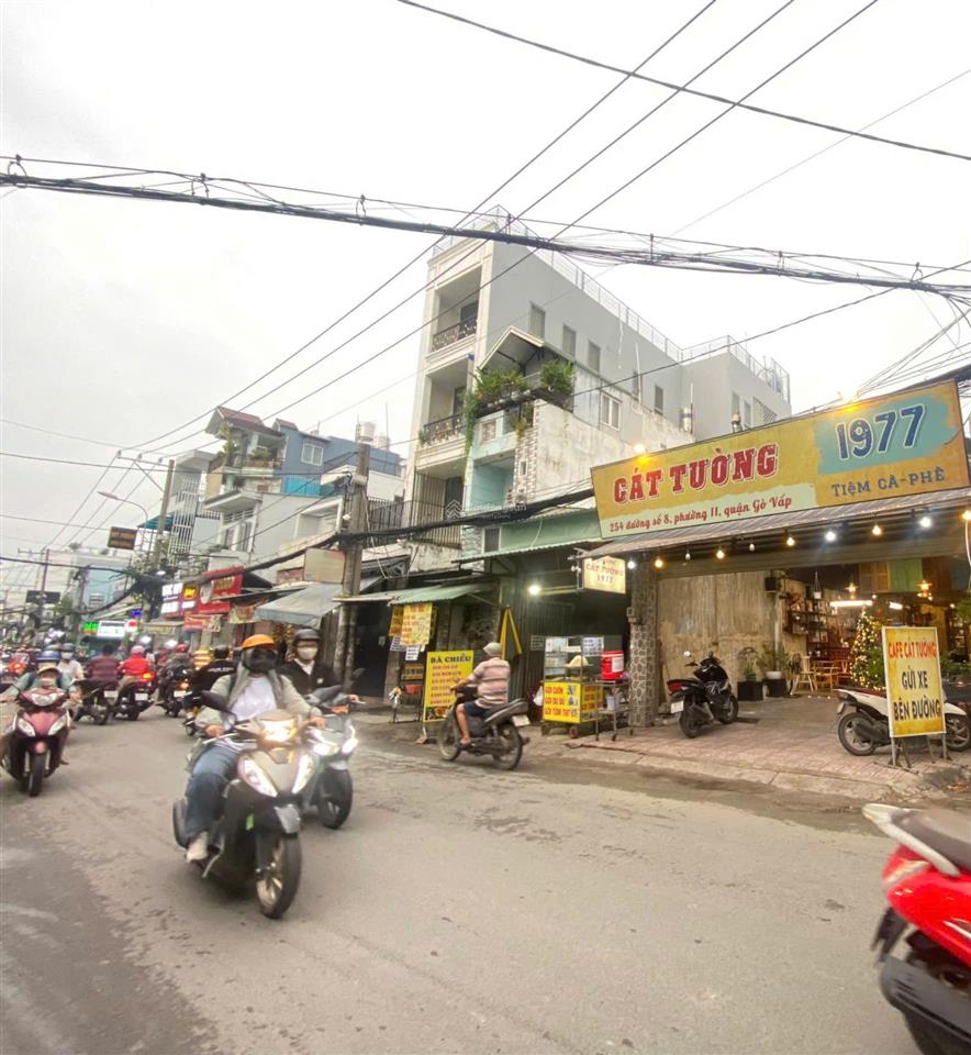 Nhà 2 mặt tiền ngang 5m dài 20m, cn 100m2 gần cv làng hoa chỉ 10 tỷ