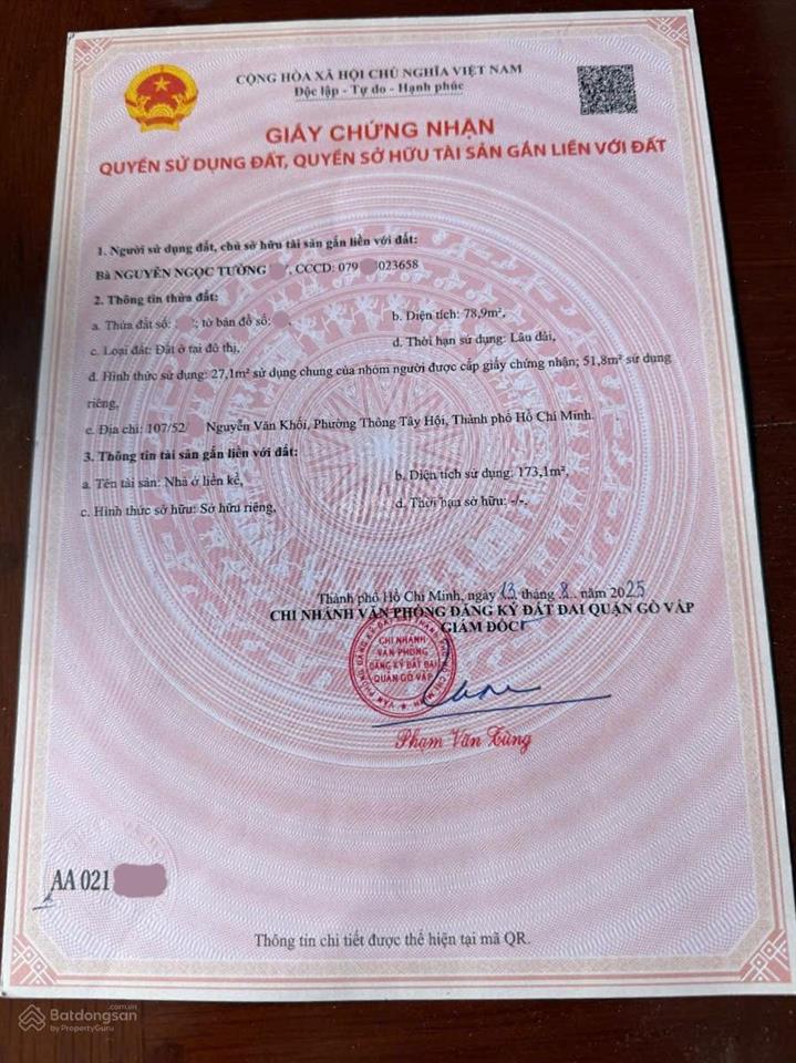 Gấp! nhà đẹp khu đồng bộ 107 nguyễn văn khối 5pn 5wc gara ô tô full nội thất chỉ 8,7 tỷ