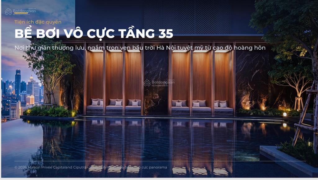 Mở bán dòng căn hộ cao cấp của chủ đầu tư capitaland tại khu đô thị ciputra hồ tây .