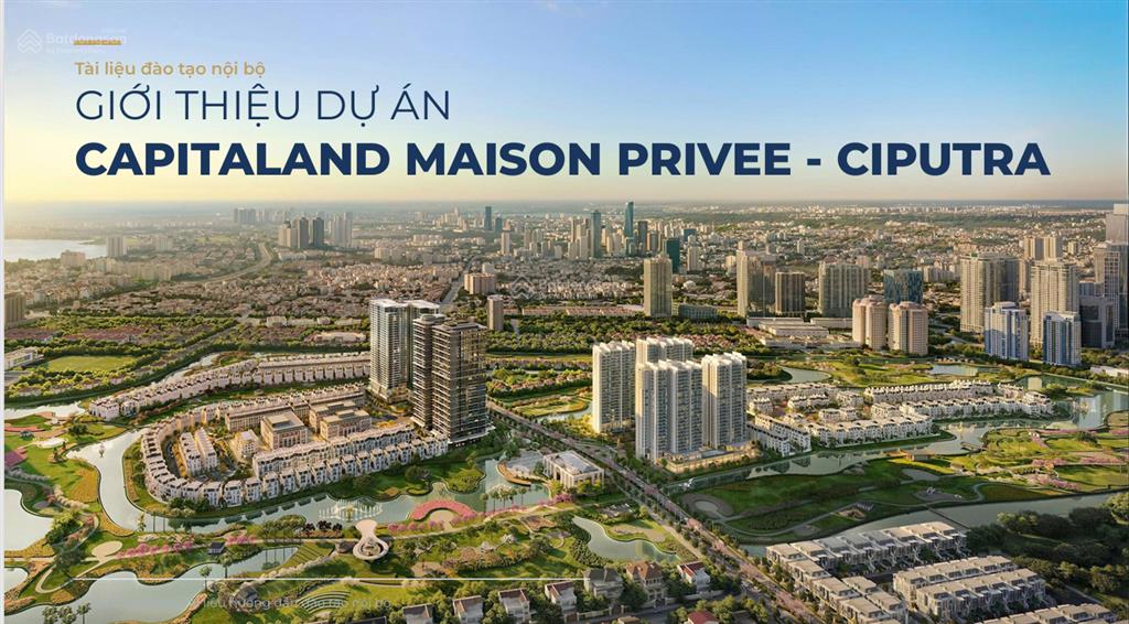 Mở bán dòng căn hộ cao cấp của chủ đầu tư capitaland tại khu đô thị ciputra hồ tây .