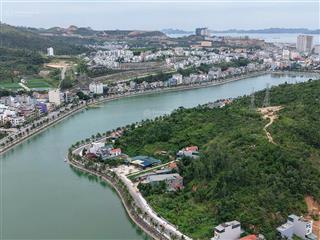 Bán lô đất mặt hồ hùng thắng  bãi cháy, mặt đường view hồ
