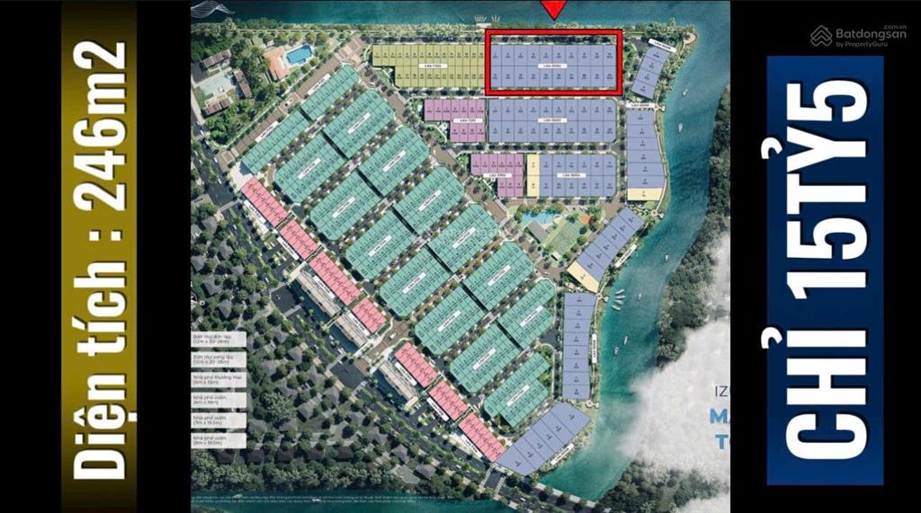 Biệt thự song lập 246m2 zone 1 canaria izumi city giá 15 tỷ (có vat) ưu đãi 450 triệu