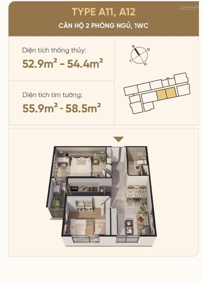 Bán nhanh căn 2pn view nội khu the emerald 68 chỉ 3.12tỷ thanh toán 20% nhận nhà 2026 trợ vay 80%