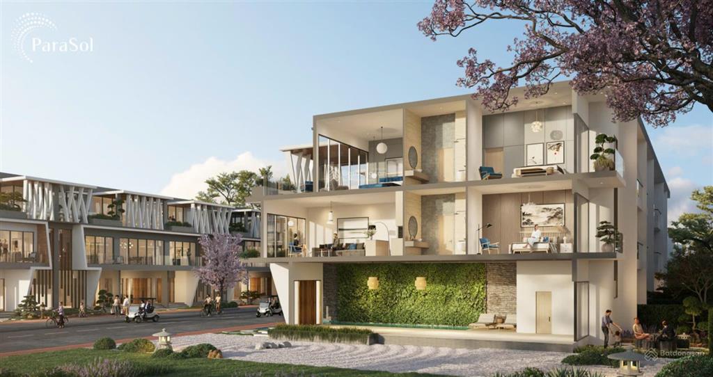 Bán lô góc biệt thự đẹp mặt sau công viên giá chỉ 6,1 tỷ, 167,5 m2 xây thô hoàn thiện mặt ngoài