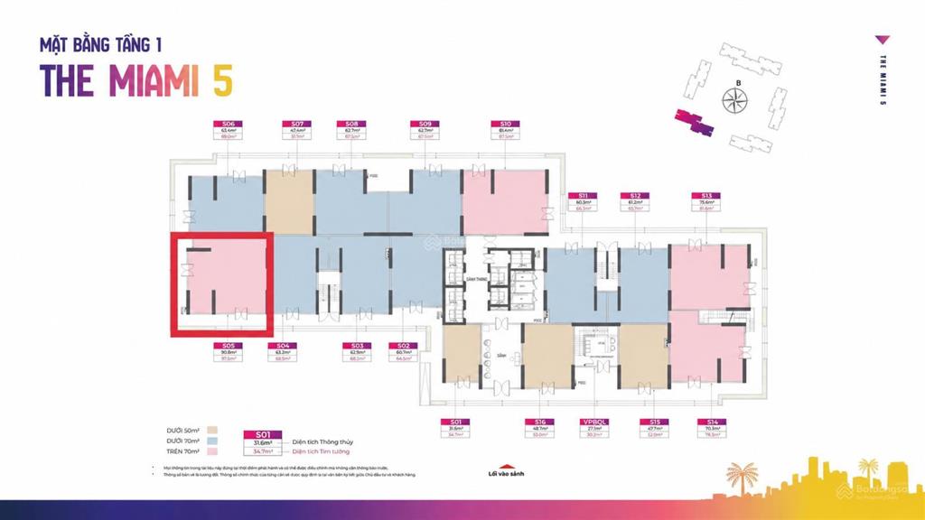 Bán shophouse khối đế tại the miami gs5 vinhomes smart city sở hữu lâu dài 21,9 tỷ, 90,8m2