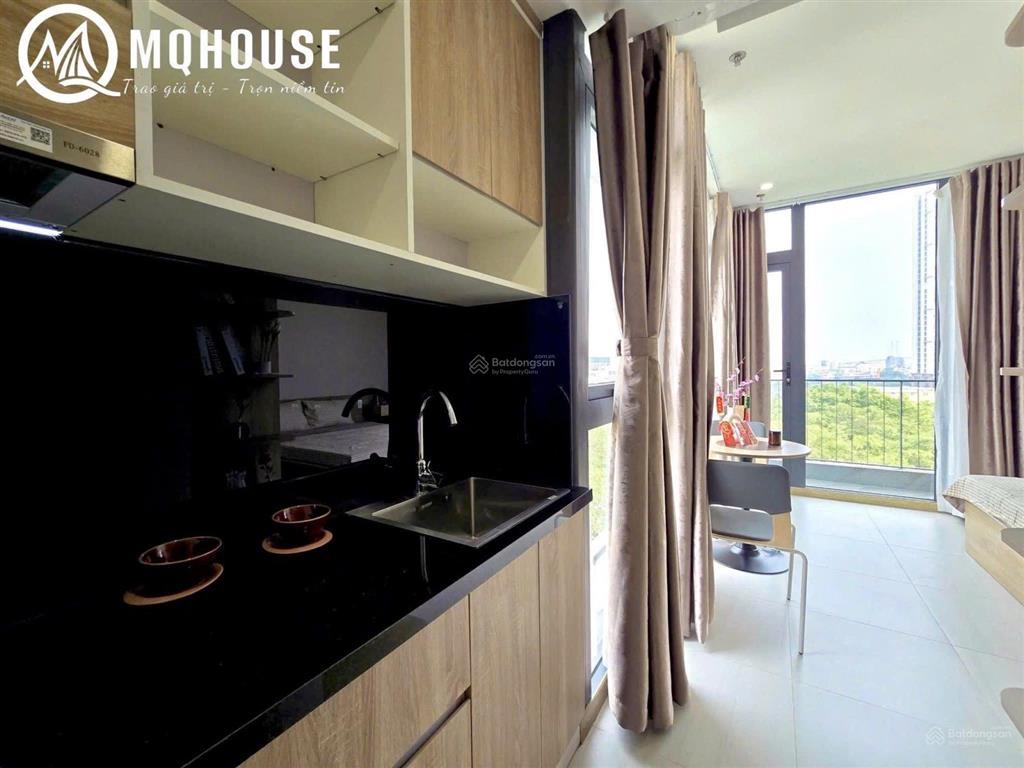 Cho thuê căn hộ studio ban công lớn full nội thất lê văn sỹ quận 3 gần chùa pháp hoa