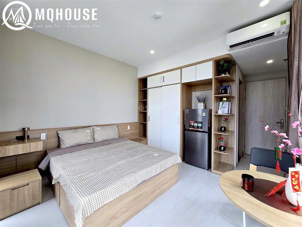 Cho thuê căn hộ studio ban công lớn full nội thất lê văn sỹ quận 3 gần chùa pháp hoa