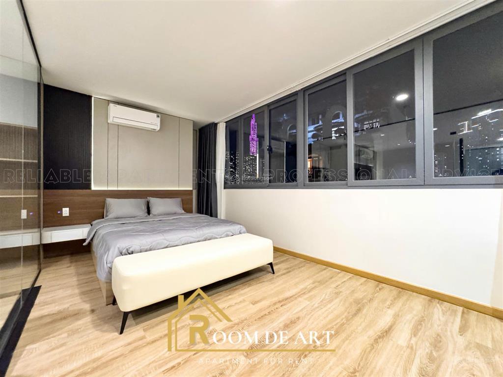 Cho thuê căn hộ 1pn phạm viết chánh quận 1 cửa sổ lớn gần phố tây bùi viện