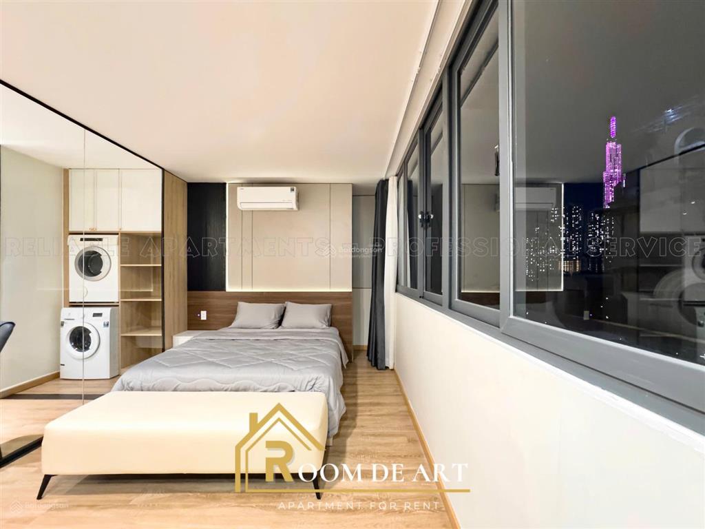 Cho thuê căn hộ 1pn phạm viết chánh quận 1 cửa sổ lớn gần phố tây bùi viện