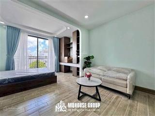 Cho thuê phòng trọ studio full nội thất ban công thoáng trần hưng đạo quận 5 gần nowzone