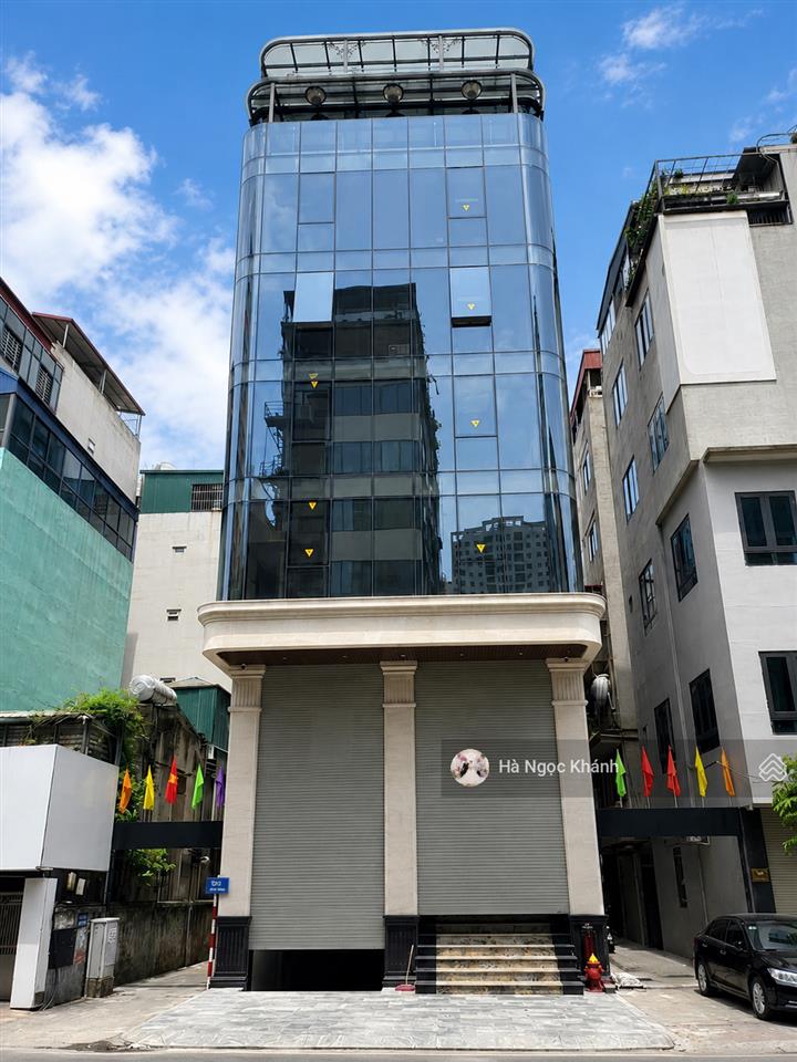 8,6m mặt tiền quyền lực | mp dương khuê | building 8 tầng | thang máy | lô góc vỉa hè kinh doanh
